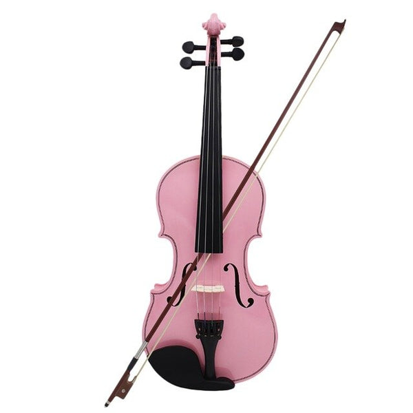 4/4 Full Size Acoustic Violin Fiddle With Case Bow Rosin Violin